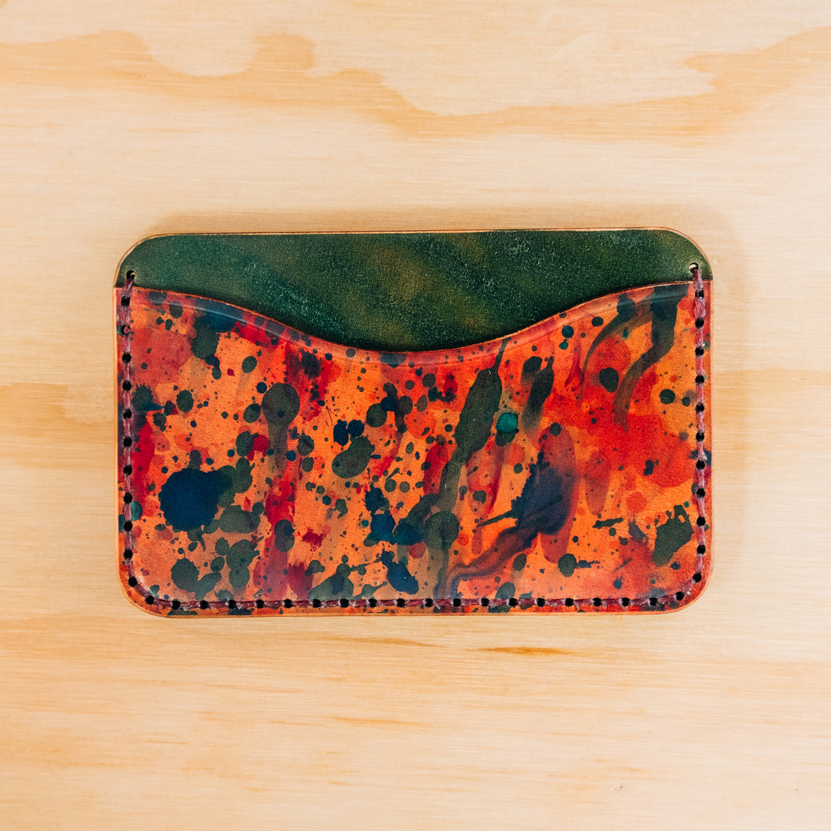 Card Holder — Shell Cordovan — Art Multi-Color No. 1