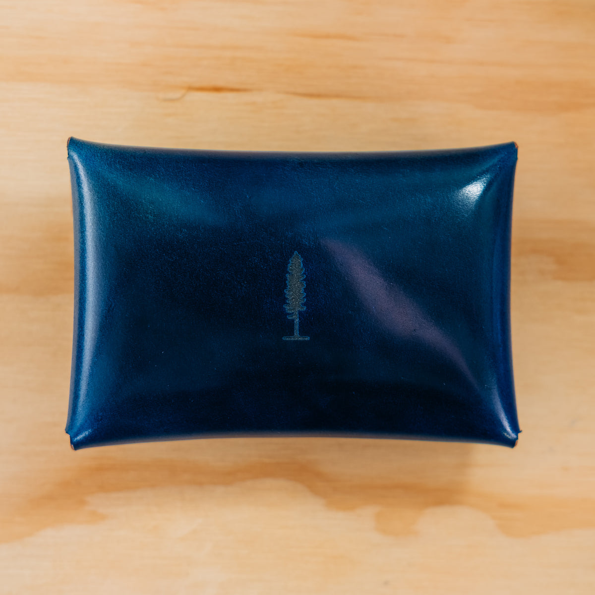 Envelope — Shell Cordovan — Marbled Blue