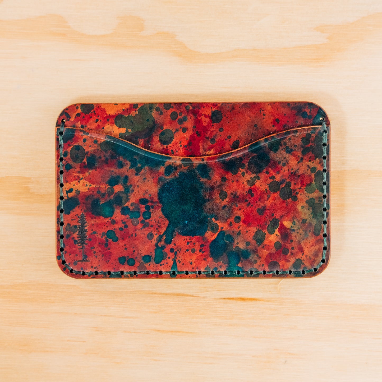 Card Holder — Shell Cordovan — Art Multi-Color No. 2