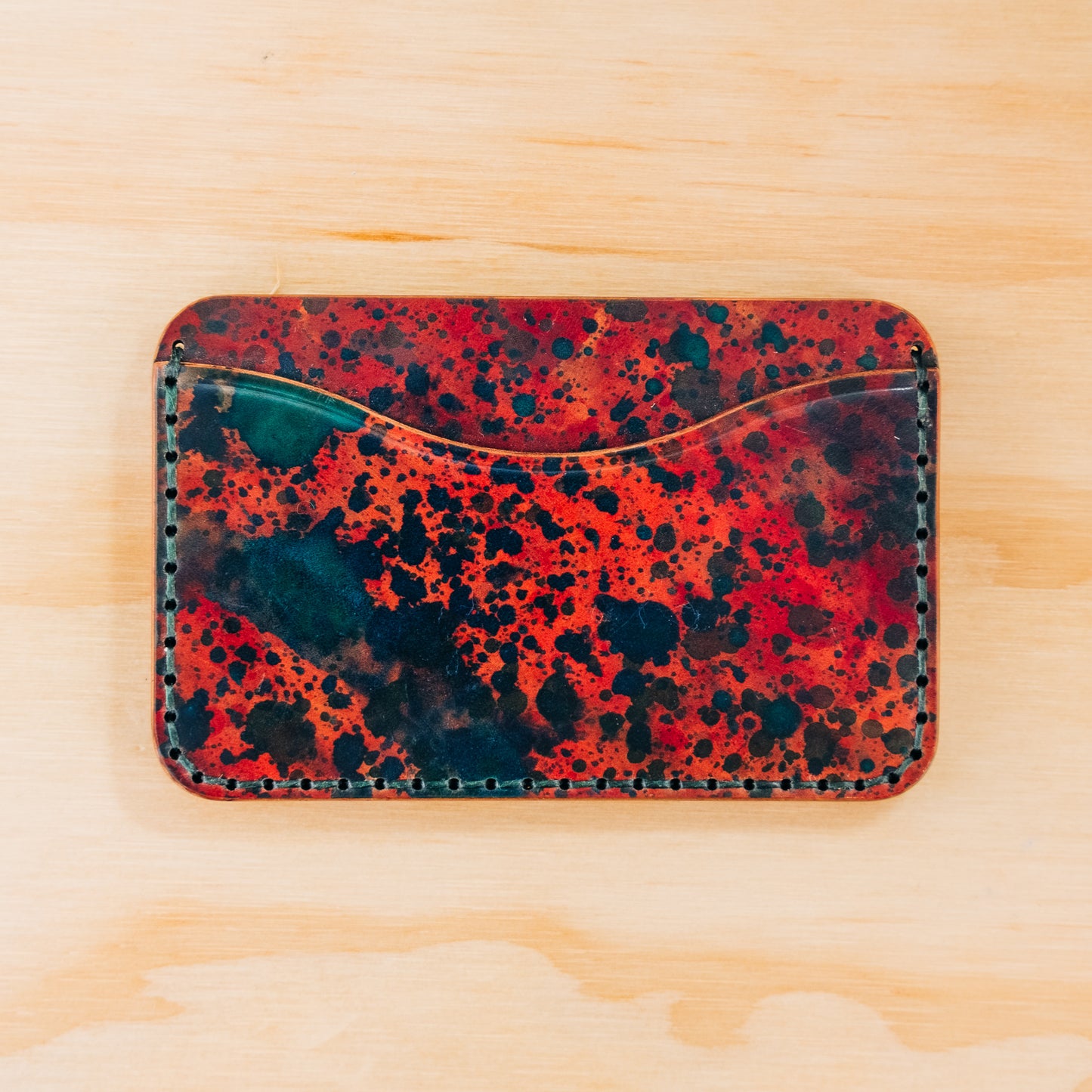 Card Holder — Shell Cordovan — Art Multi-Color No. 2