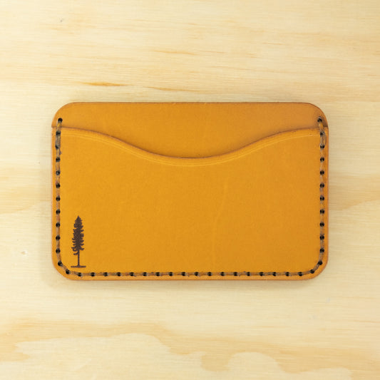 Card Holder — Veg Tan — Goldenrod