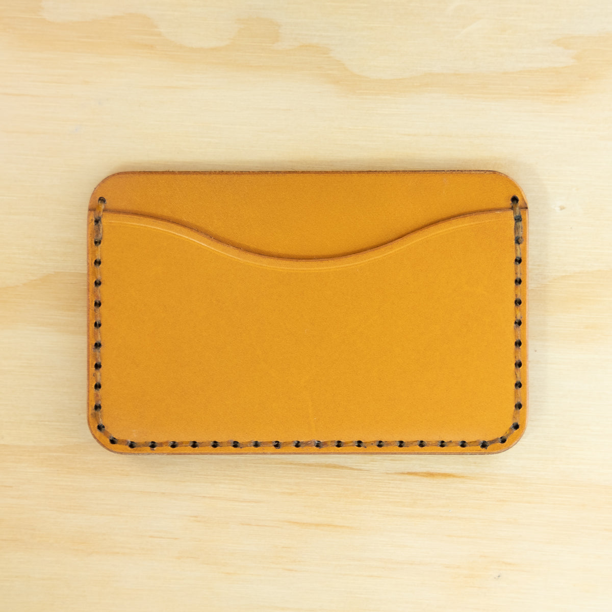 Card Holder — Veg Tan — Goldenrod