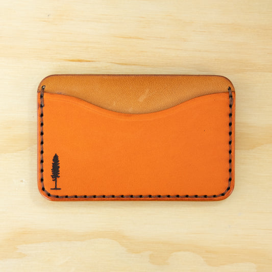 Card Holder — Veg Tan — Natural & Carrot