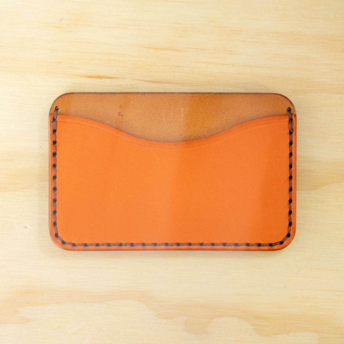 Card Holder — Veg Tan — Natural & Carrot