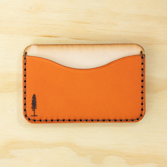 Card Holder — Veg Tan — Natural & Carrot