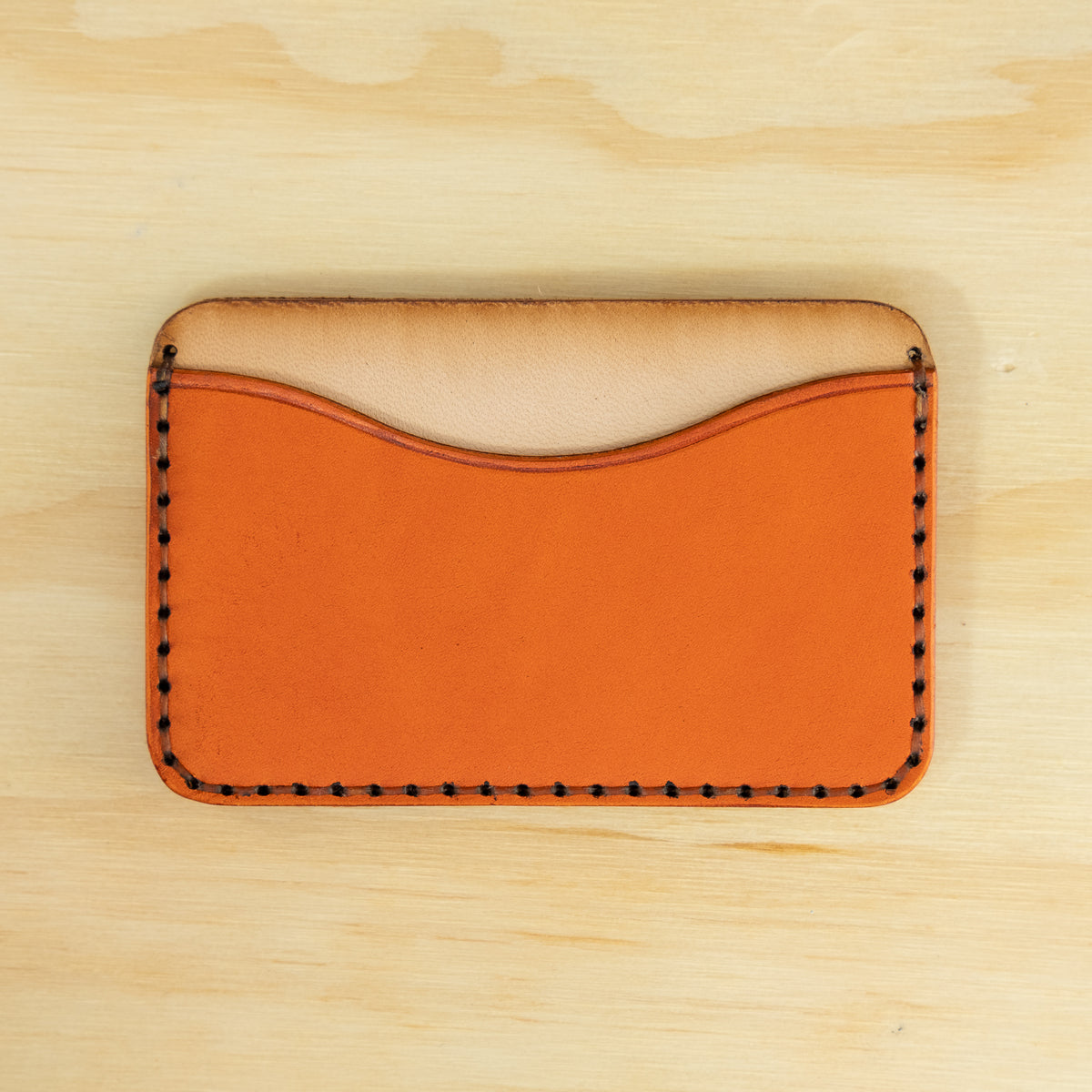 Card Holder — Veg Tan — Natural & Carrot