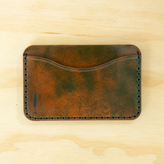 Card Holder — Shell Cordovan — Marbled Green No. 1