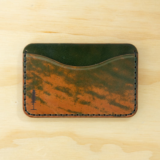 Card Holder — Shell Cordovan — Marbled Green No. 2