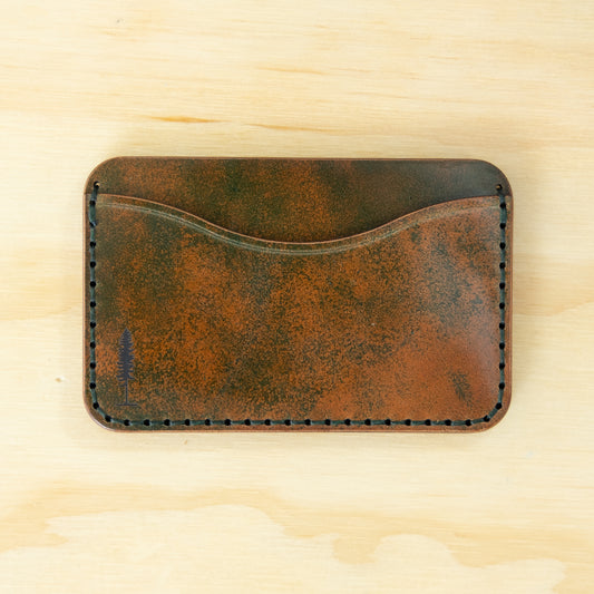Card Holder — Shell Cordovan — Marbled Green No. 3