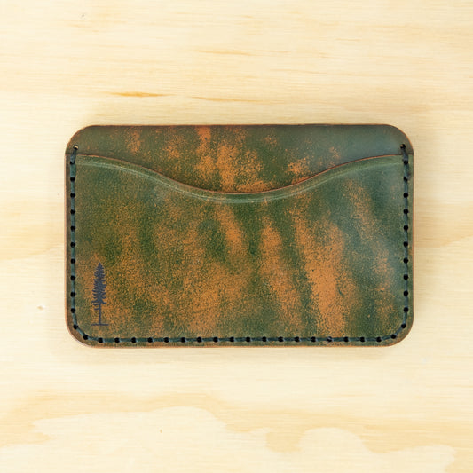 Card Holder — Shell Cordovan — Marbled Green No. 4