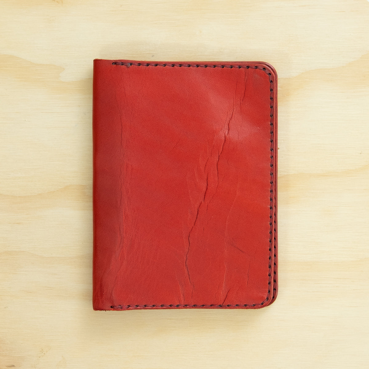 Passport — Veg Tan — Wrinkled Red, One of One