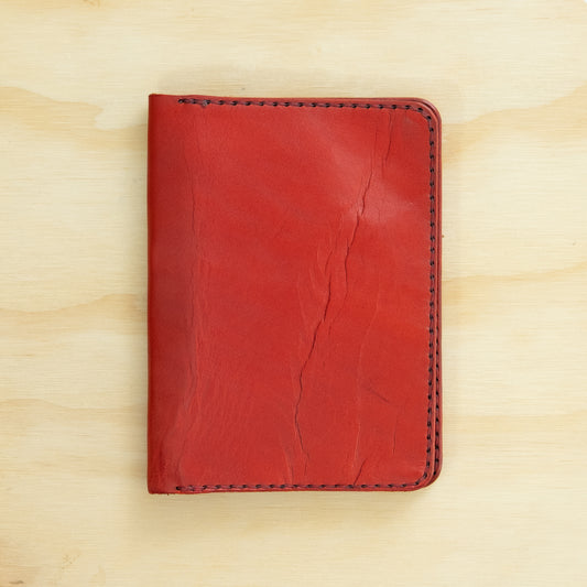 Passport — Veg Tan — Wrinkled Red, One of One