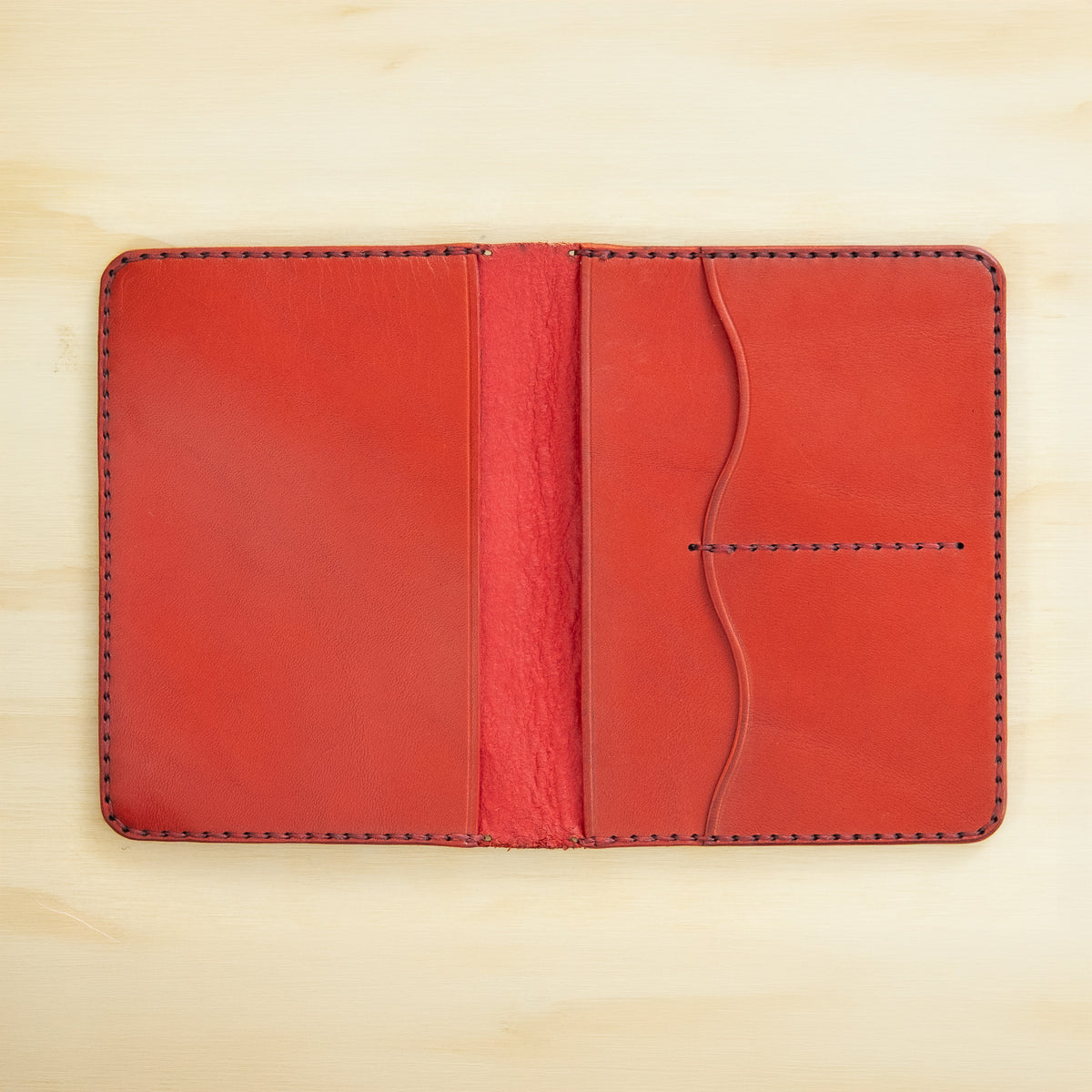 Passport — Veg Tan — Wrinkled Red, One of One