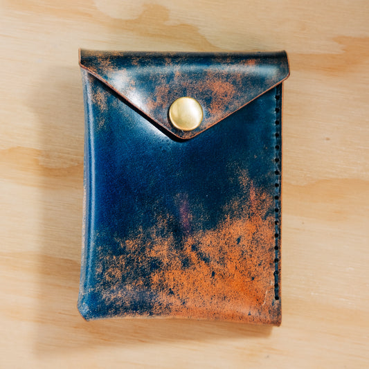 Wedge — Shell Cordovan — Marbled Blue